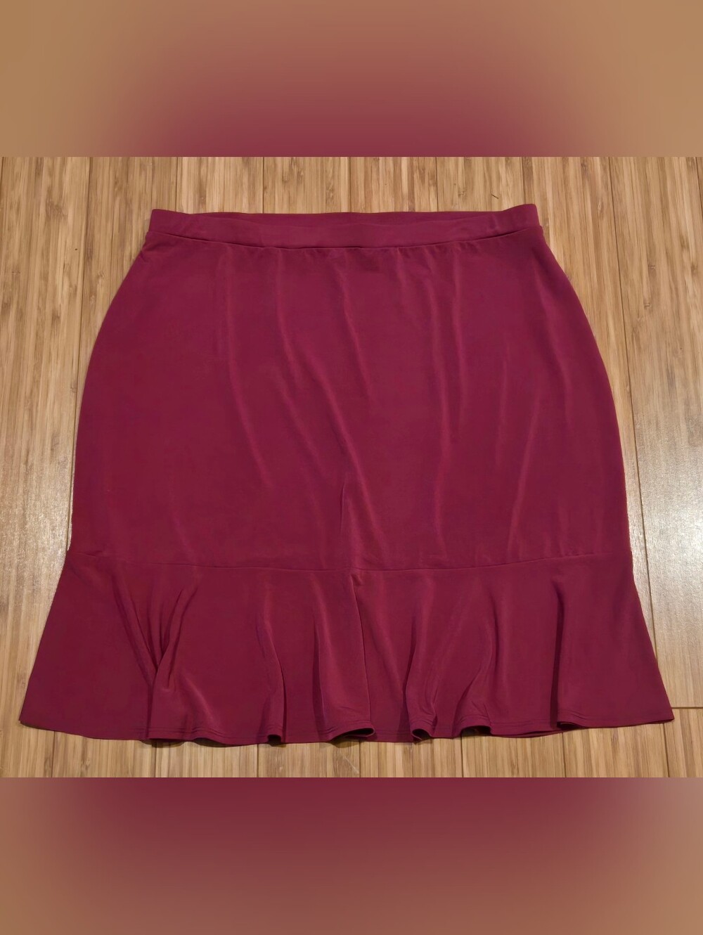 George Women’s Raspberry Flounce Hem Skirt